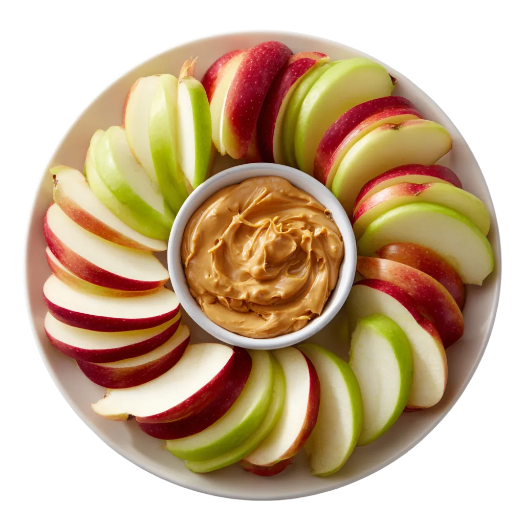 Apple Slices with PB Pow Dip recipe image